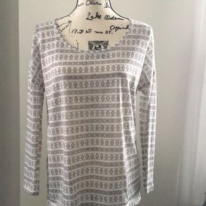 Aztec print top